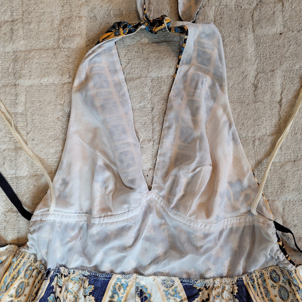 Vintage 1970's Lanz Originals Halter Sundress Size S - Picture 8 of 10